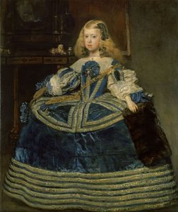 青いドレスの王女マルガリータ・テレサ
